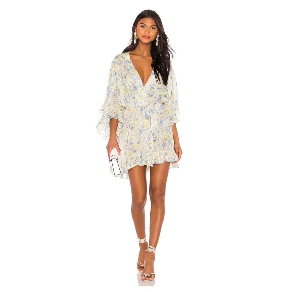 Mes Demoiselles Sally Kimono Dress Multicolored Size 4